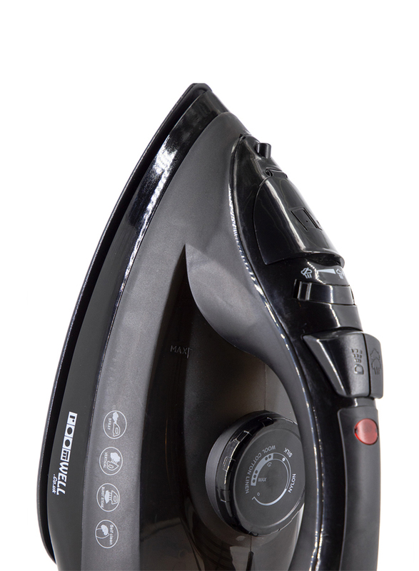 Roomwell UK Full Function Xpress Steam Iron, 1600W, EX 4100, Black