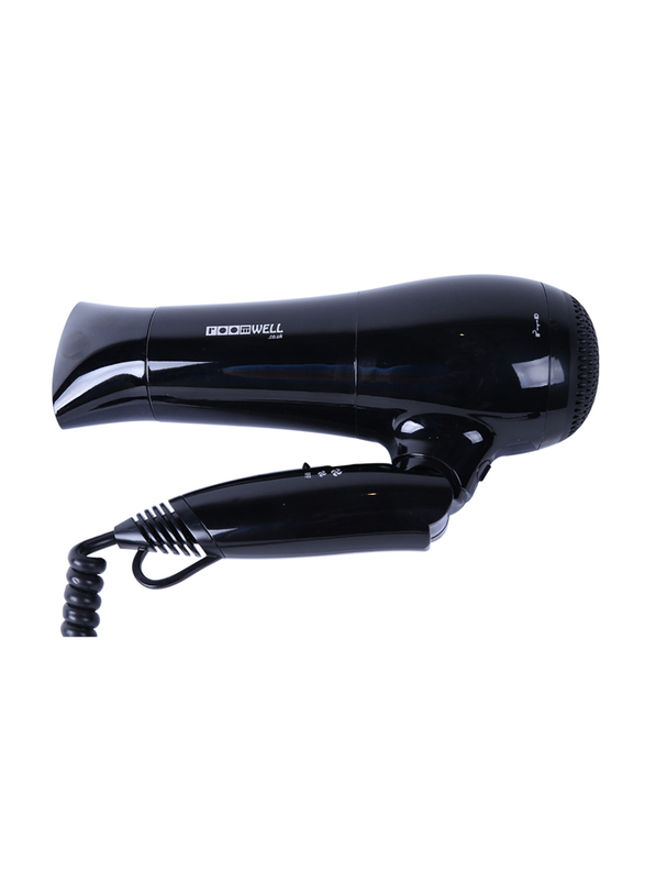 

Roomwell UK Jersey Hair Dryer 1800-2000W With Touch Sensor Operation, Black
