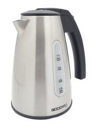 Roomwell UK 1L Regent Stainless Steel Electric Kettle, 1500W, EKRE 4118, Silver