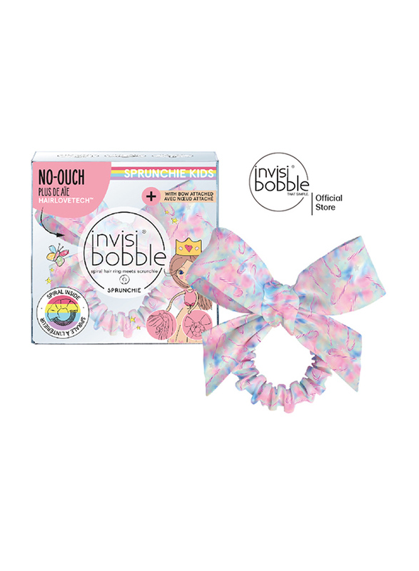 

Invisibobble Kids Slim Sprunchie with Bow for my Sweet Hair Ties, Multicolour, 1 Piece
