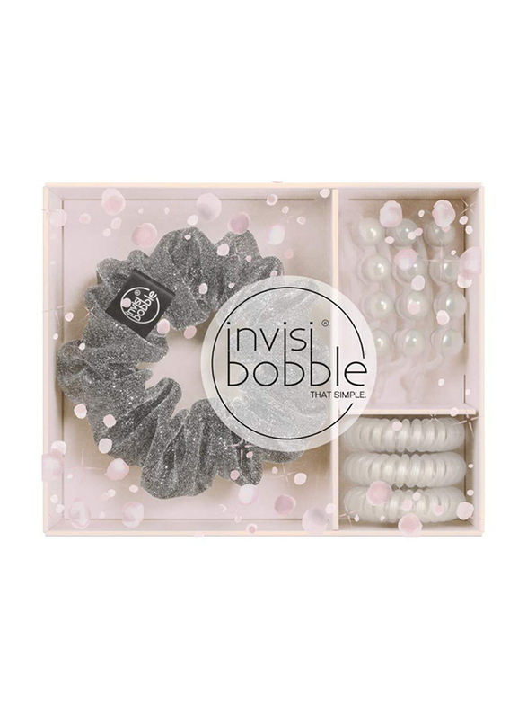 

Invisibobble Sprunchie Slim True Golden Hair Tie, Black/Bronze, 2 Piece