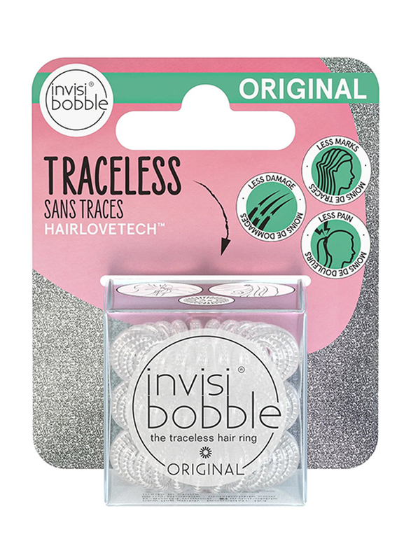 

Invisibobble Original Flores & Bloom Yes We Cancun Hair Tie, Pink, 3 Piece