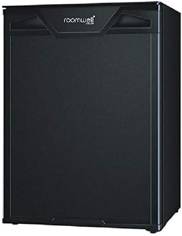 

Roomwell UK Compact Solid Door Noiseless Minibar Electric Mini Fridge, 40 Ltr