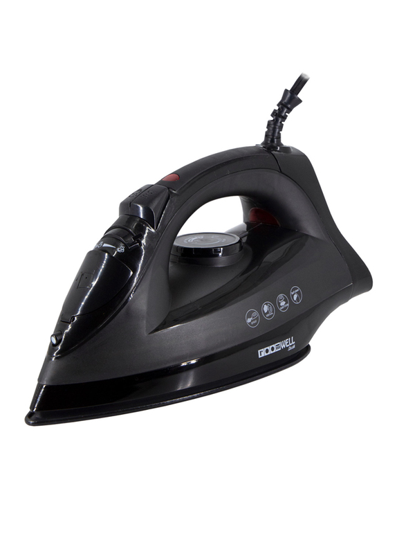 Roomwell UK Full Function Xpress Steam Iron, 1600W, EX 4100, Black