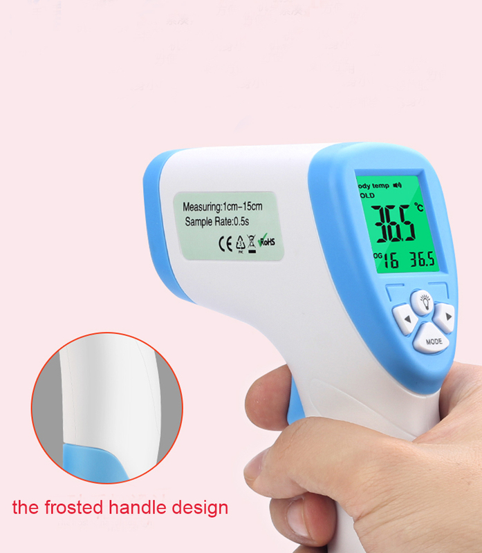 Health Essentials Infrared Thermometer Medical Forehead for Baby Kids and Adults, Blue/White