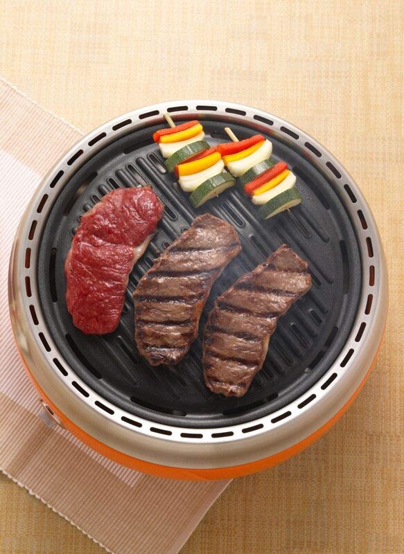 Homping Smokeless Charcoal Grill, Orange-528205, Orange
