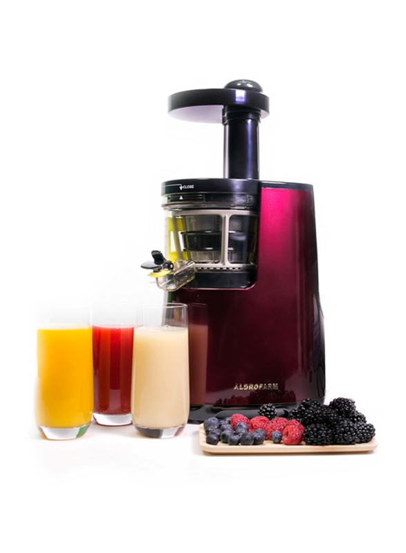 Aldrofarm Slow Juicer, 150W, AL007, Maroon