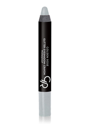 Golden Rose Glitter Waterproof Eyeshadow Crayon, No. 52, Silver
