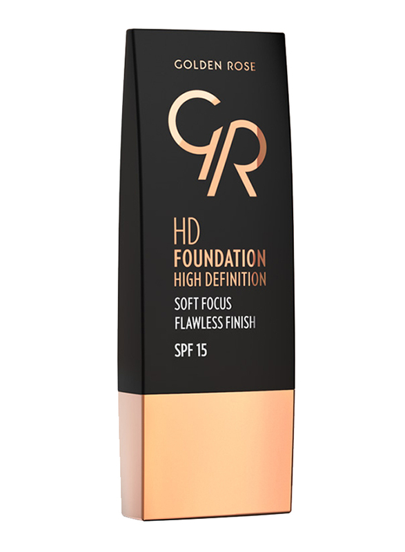 Golden Rose HD Foundation High Definition SPF 15, No. 106 Taupe, Beige
