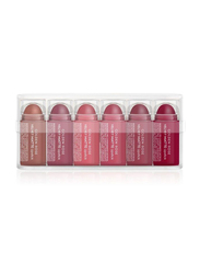 Golden Rose Velvet Matte Mini Capsule Lipstick, 6 Pieces, Mix 1 Nude, Multicolor