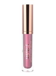 Golden Rose Metals Metallic Shine Lip Gloss, 01 Pink Rose, Pink