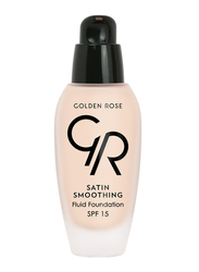 Golden Rose Satin Smoothing Fluid Foundation, No. 24, Beige
