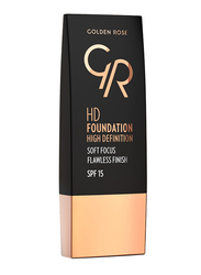 Golden Rose HD Foundation High Definition SPF 15, No. 115 Golden Beige, Beige