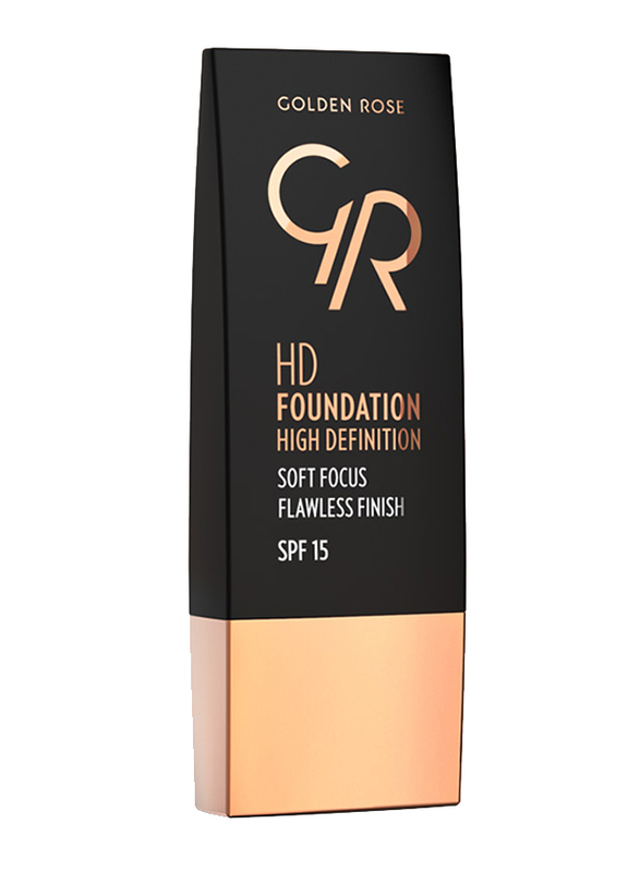 Golden Rose HD Foundation High Definition SPF 15, No. 104 Beige