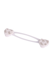 Vee Seven Child Protective Multi Purpose Lock, Short, 2 Pieces, White