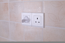 Vee Seven Child Protective Safety Socket Cover, 6 Pieces, White