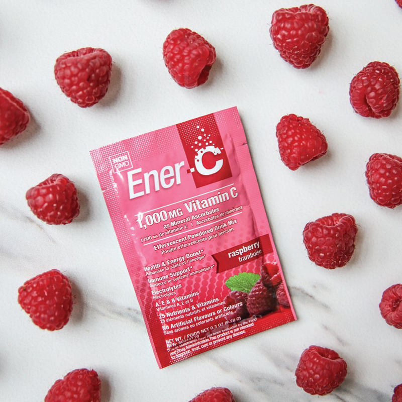 Ener-C Vitamin C Raspberry Multivitamin Drink Mix, 1,000mg, 30 Sachets, 274.8gm