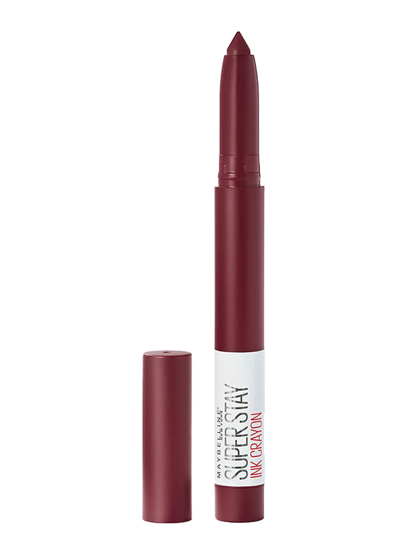 Maybelline New York SuperStay Ink Crayon Lipstick, 1.2gm, 65 Settle for More, Red