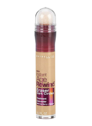 Maybelline New York Instant Age Rewind Eraser Dark Circles Treatment Concealer, 6ml, 130 Medium, Beige