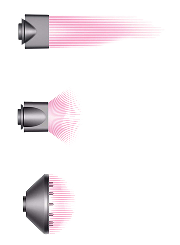 Dyson Supersonic Hair Dryer, 1600W, Iron/Fuchsia