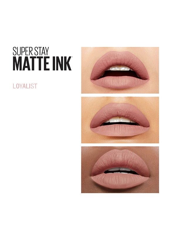 Maybelline New York SuperStay Matte Ink Lipstick Set, 3 x 5ml, 05 Loyalist, Beige