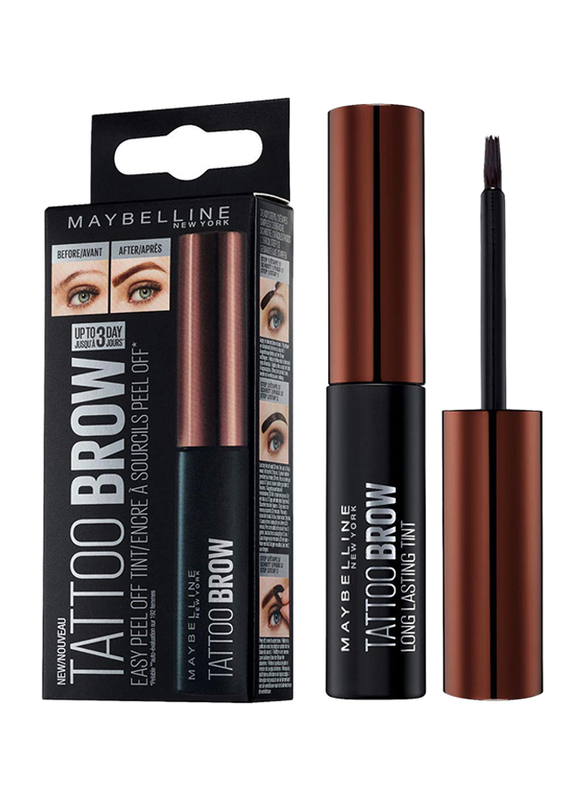 Maybelline New York Tattoo Brow Easy Peel Off Tint, 4.9ml, Dark Brown