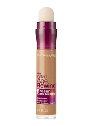 Maybelline New York Instant Age Rewind Eraser Dark Circles Treatment Concealer, 6ml, 144 Caramel, Beige