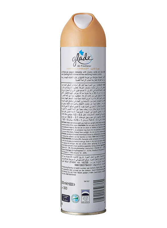 Glade Sheer Vanilla Embrace Air Freshener, 300ml