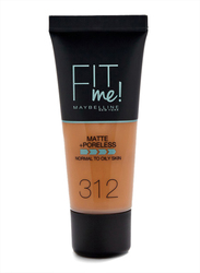 Maybelline New York Fit Me Foundation, 312 Golden, Beige