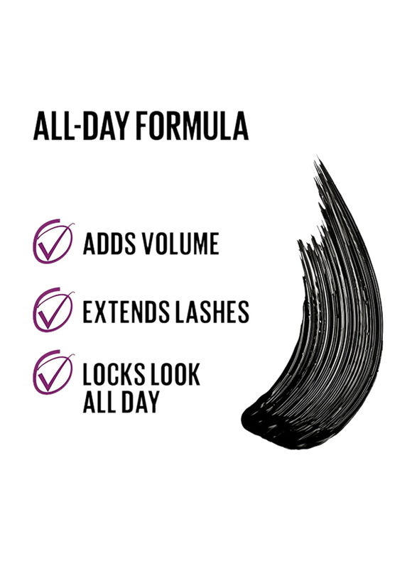 Maybelline New York The Falsies Lash Lift Washable Mascara, 9.4ml, Noir/Black