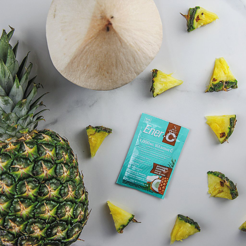 Ener-C Vitamin C Pineapple Coconut Multivitamin Drink Mix, 1,000mg, 30 Sachets, 274.8gm
