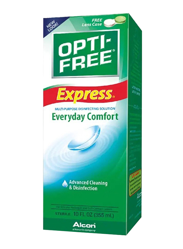 Opti-Free Express Multi-Purpose Disinfecting Lens Solution, 355ml |   - Dubai