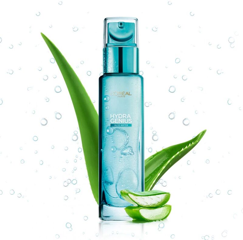 L'oreal Paris Hydra Genius New Formula Aloe Liquid Moisturizer for Normal to Dry Skin, 70ml