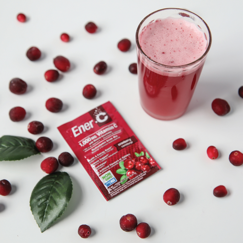 Ener-C Vitamin C Cranberry Multivitamin Drink Mix, 1,000mg, 30 Sachets, 274.8gm