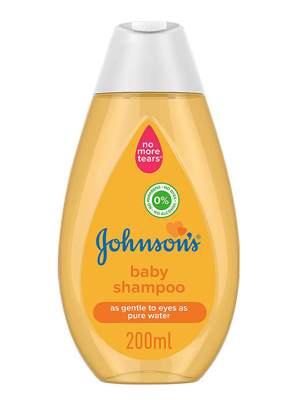 Johnson's 200ml Baby Shampoo, Free from Parabens, Alcohol, & Dyes