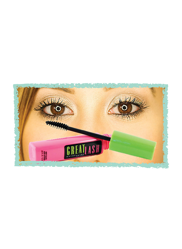 Maybelline New York Great Lash Washable Mascara, 12.5ml, Blackest Black