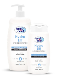 Cool & Cool Hydra Lift Body Lotion Set, 500ml + 250ml, 2-Pieces