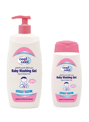 Cool & Cool 2-Pieces Baby Washing Gel, 500ml + 250ml