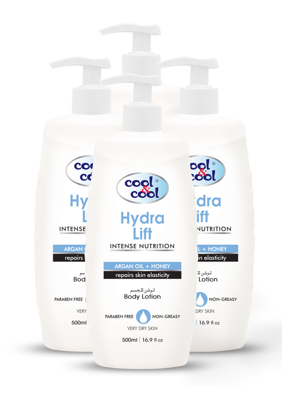 Cool & Cool Hydra Lift Body Lotion Set, 500ml, 4-Pieces
