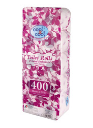 Cool & Cool Printed Embossed Toilet Roll, 10 Rolls x 400 Sheets x 2 Ply