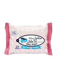 Cool & Cool 25-Sheets Travel Pack Baby Wipes