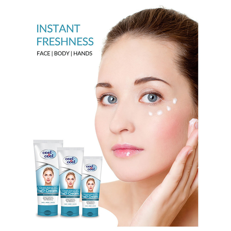 Cool & Cool Moisturizing Cream, 100ml, 6 Pieces
