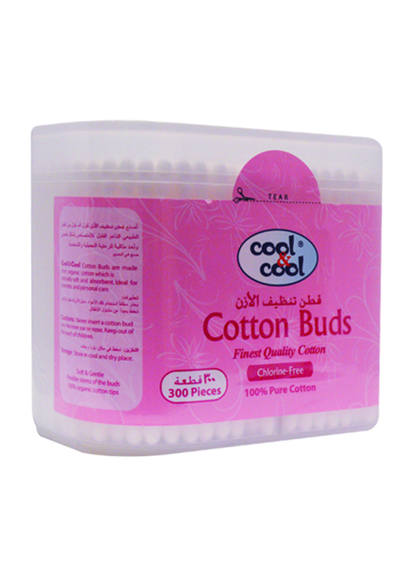 

Cool & Cool Cotton Buds, 300 Pieces