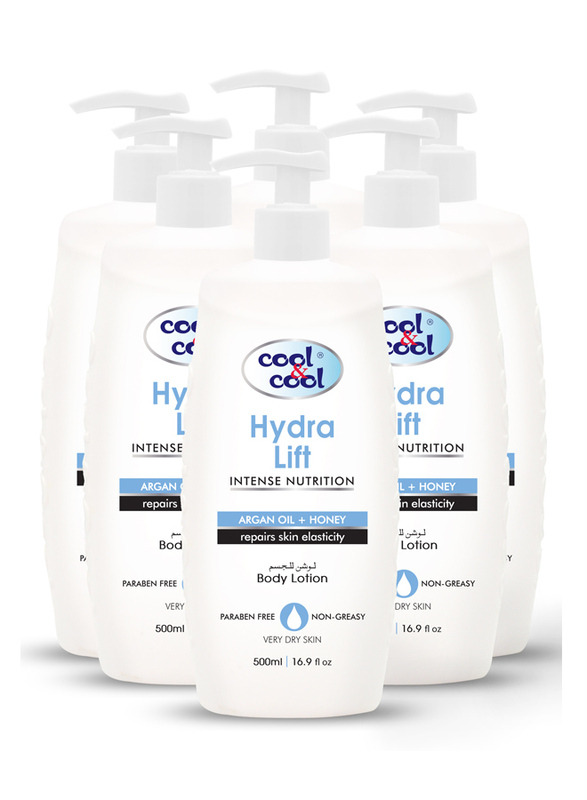 Cool & Cool Hydra Lift Body Lotion Set, 500ml, 6-Pieces
