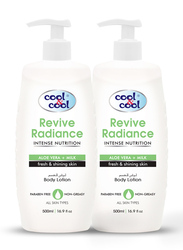 Cool & Cool Revive Radiance Body Lotion Set, 500ml, 2-Pieces