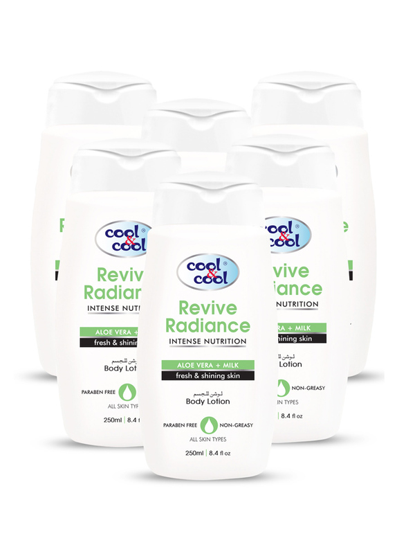 Cool & Cool Revive Radiance Body Lotion Set, 250ml, 6-Pieces