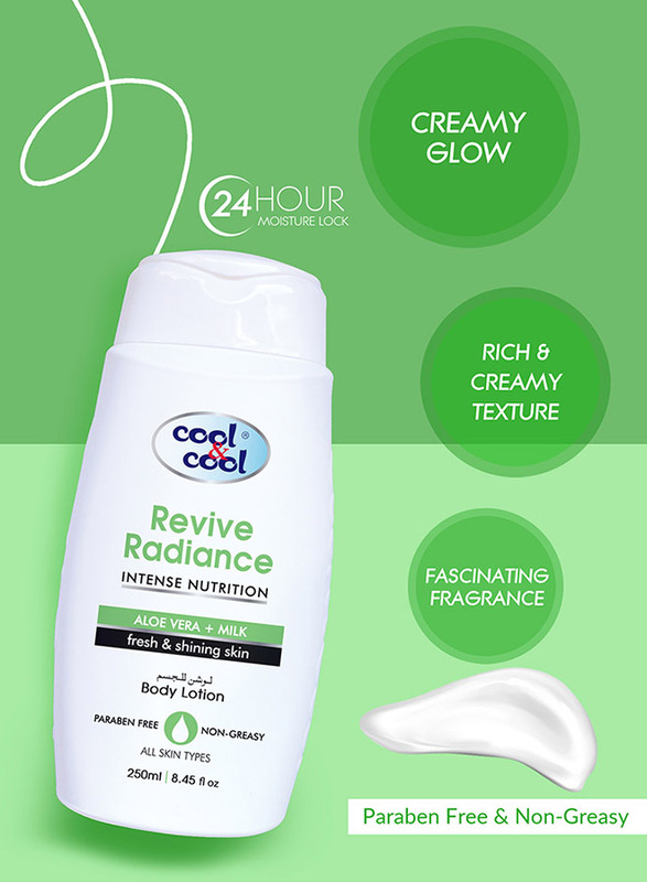 Cool & Cool Revive Radiance Body Lotion, 250ml