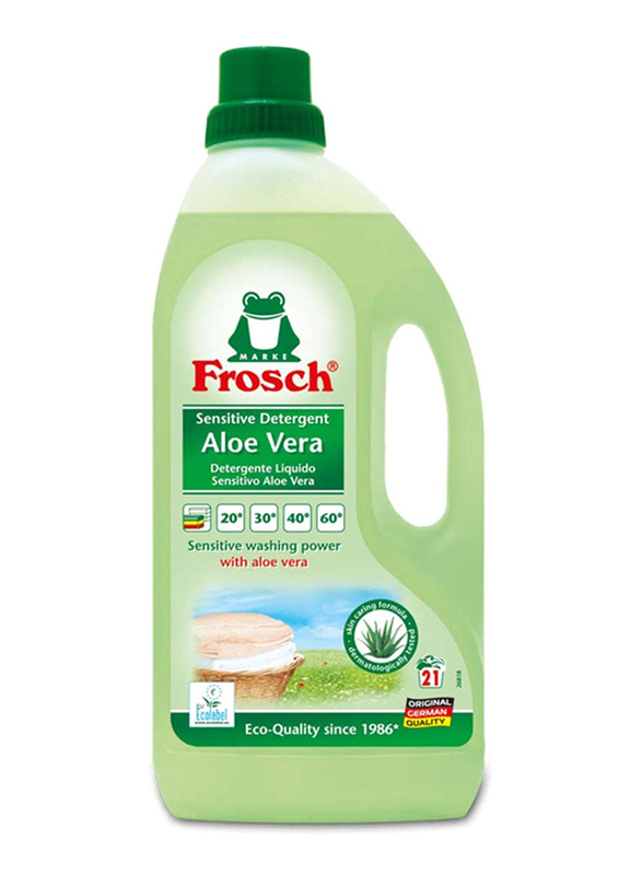 

Frosch Color Aloe Vera Sensitive Liquid Detergent, 1.5 Liter