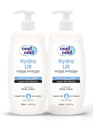 Cool & Cool Hydra Lift Body Lotion Set, 500ml, 2-Pieces