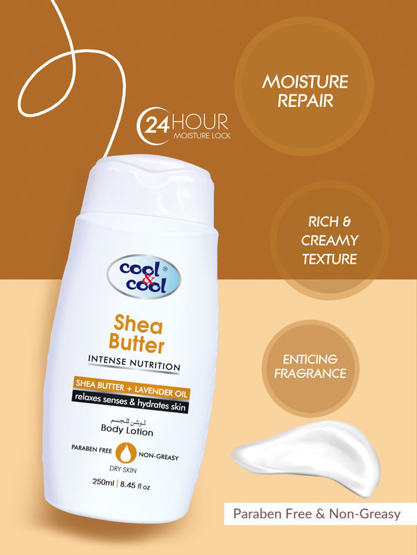Cool & Cool Shea Butter Body Lotion Set, 250ml, 6-Pieces